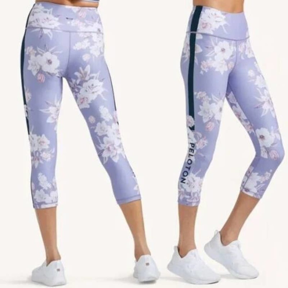 PELOTON NWOT activewear sport yoga High Rise capris leggings  Sz S-Small